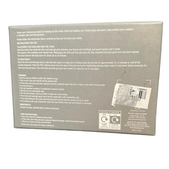 New in box click and heat hand warmers - Picture 2 of 2